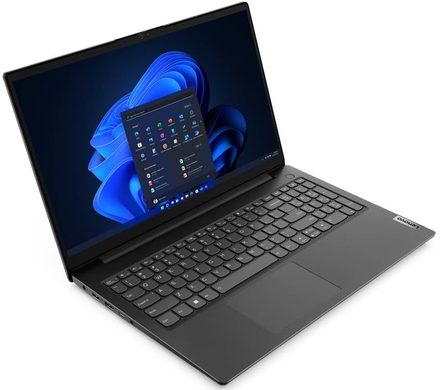 Ноутбук Lenovo V15 G4 IRU (83A1006GRA) Black, V15 G4 IRU, Офіс, Навчання, Core i3-1315U, Intel Core i3, 6, SSD, 512 ГБ, Інтегрована, Intel UHD Graphics, Інтегрована, DDR4, 16 ГБ, 3200 МГц, 15.6", 1920&times;1080, IPS, 250 ніт, 60 Гц, USB-A; USB-A; USB-C; HDMI; LAN, 41 Вт&middot;год