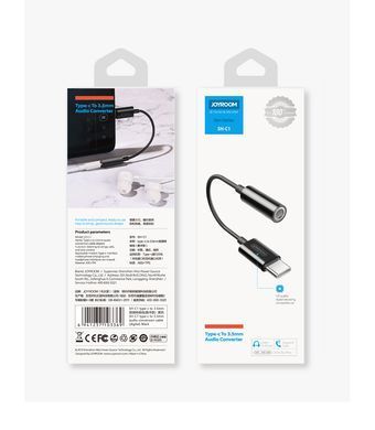 Перехідник Joyroom SH-C1 3.5mm to Type-C Black