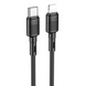 Кабель Hoco X83 Type-C to Lightning 1m Black