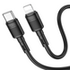 Кабель Hoco X83 Type-C to Lightning 1m Black