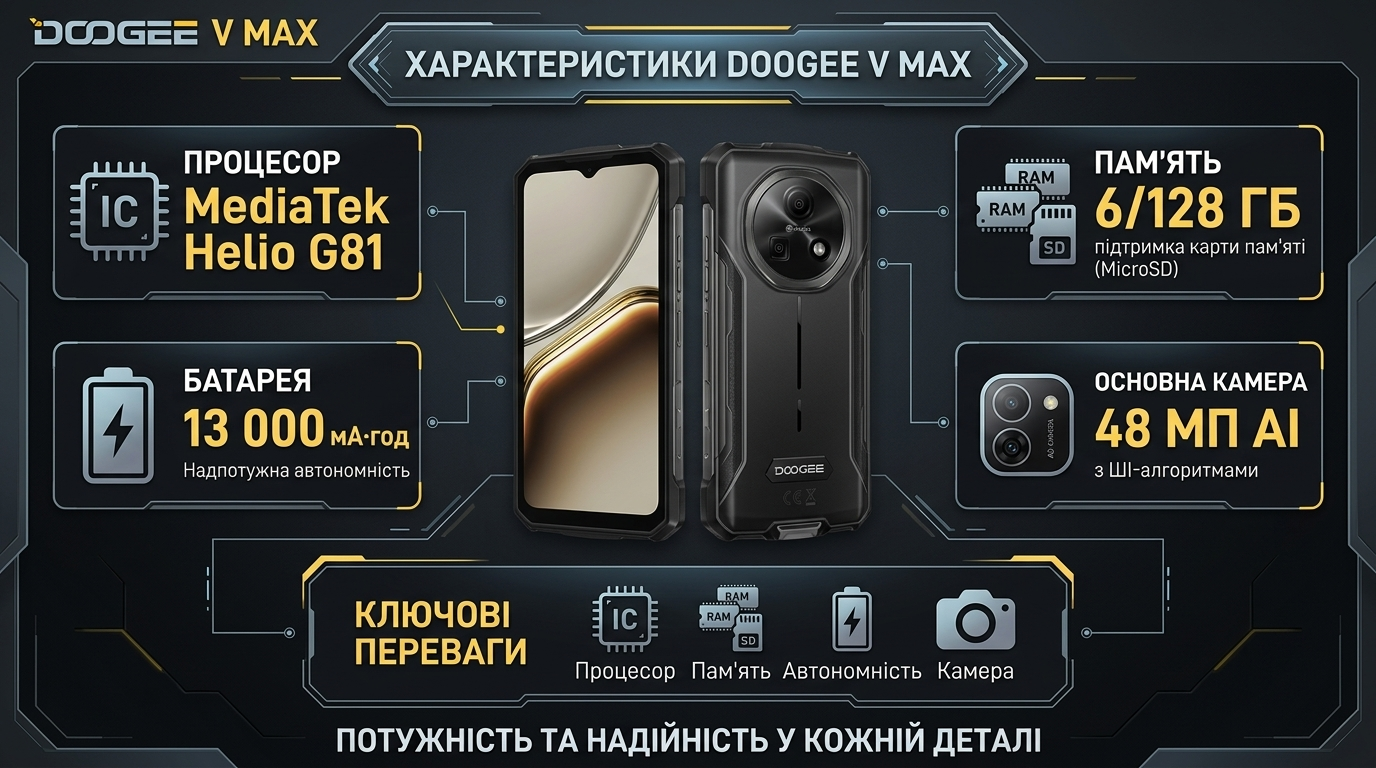 DOOGEE Fire 5 Ultra характеристики смартфона