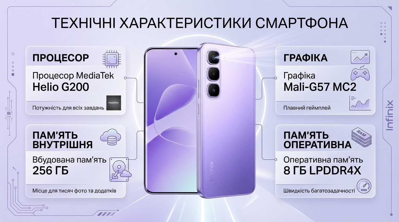 Infinix Hot 60 Pro Plus продуктивність і пам’ять