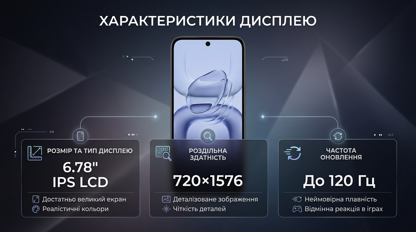 Infinix Hot 70 дисплей