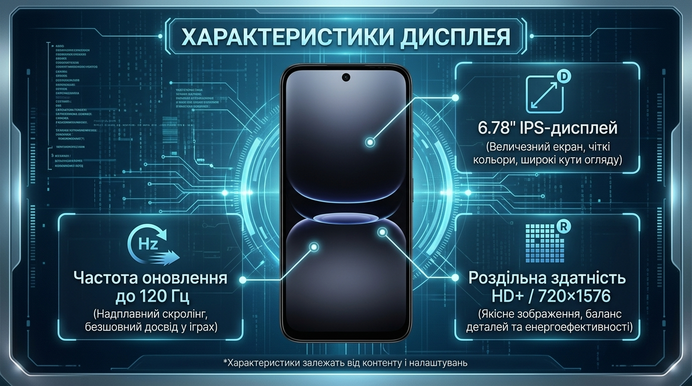 Infinix Smart 20 дисплей