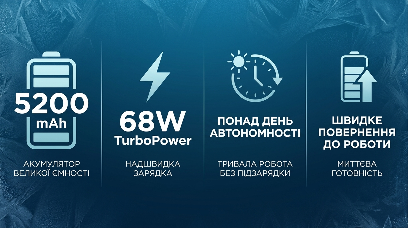 Motorola Edge 60 Fusion батарея