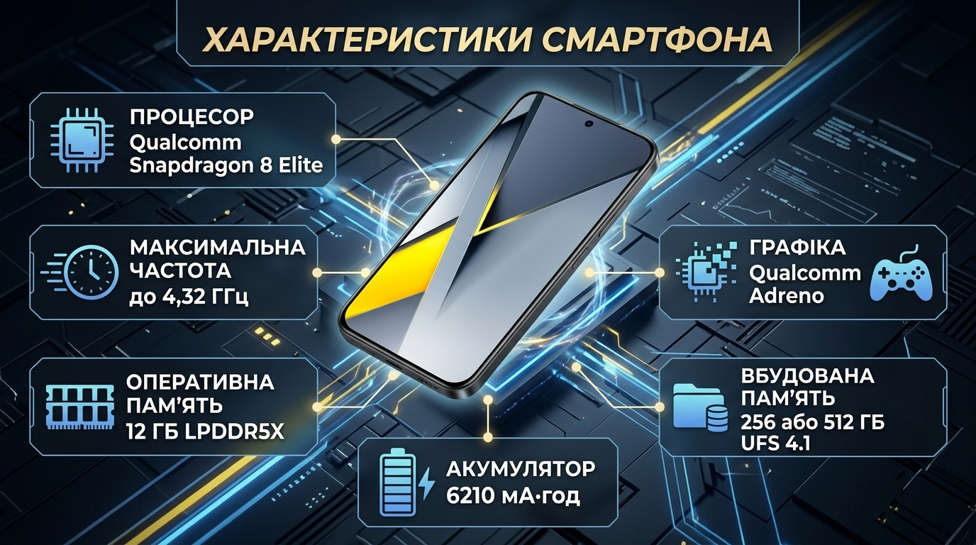 Продуктивність і камери POCO F8 Pro