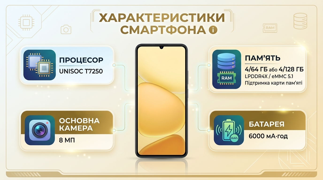 realme Note 80 характеристики смартфона