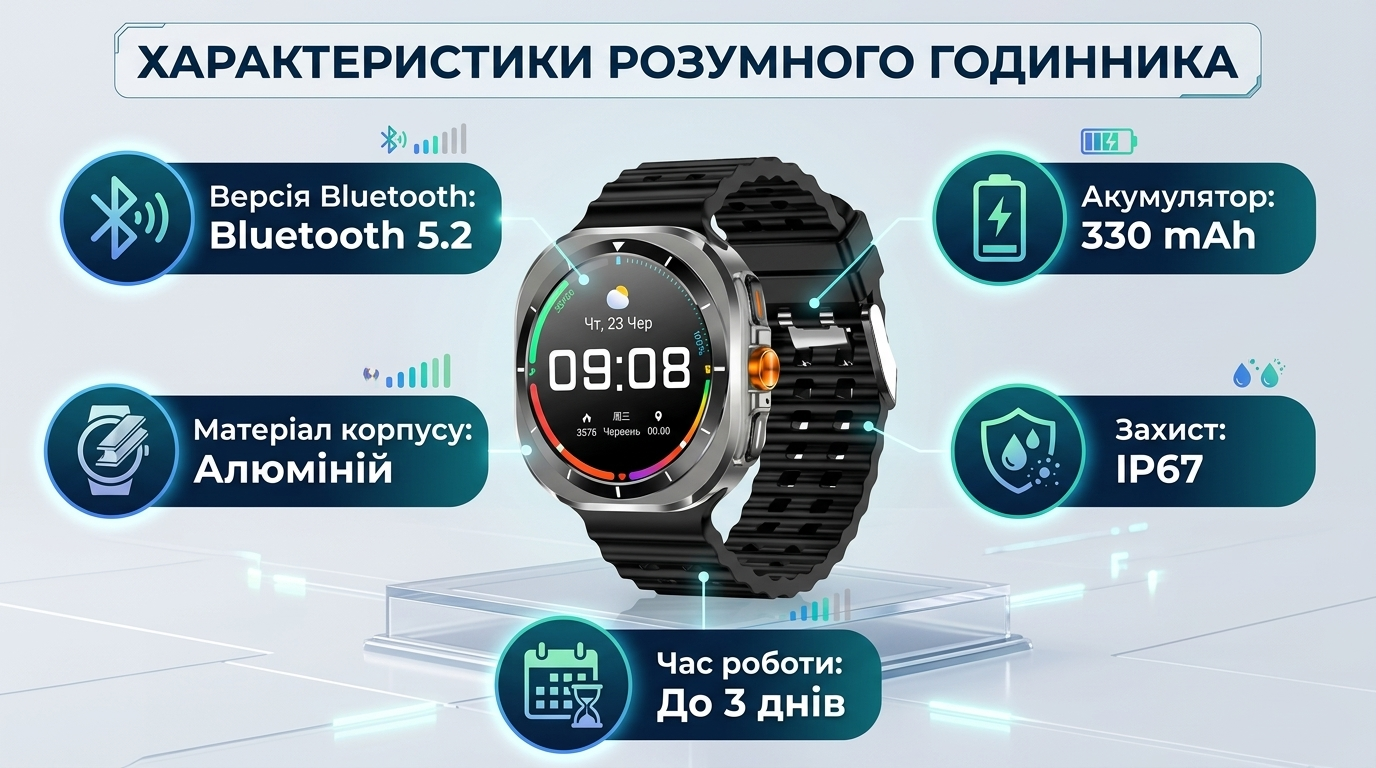 W&O X15 Max Amoled дзвінки та сповіщення
