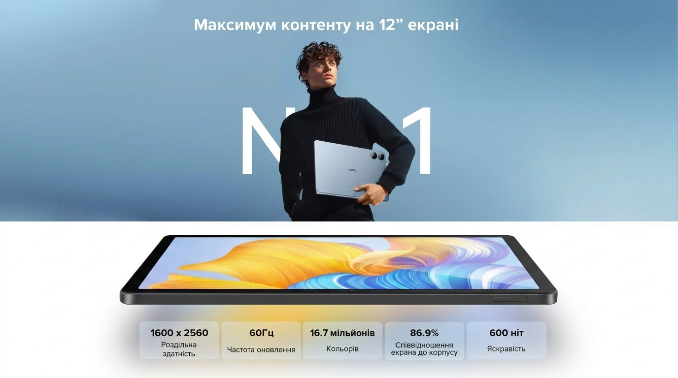 Oscal Elite 1 дисплей