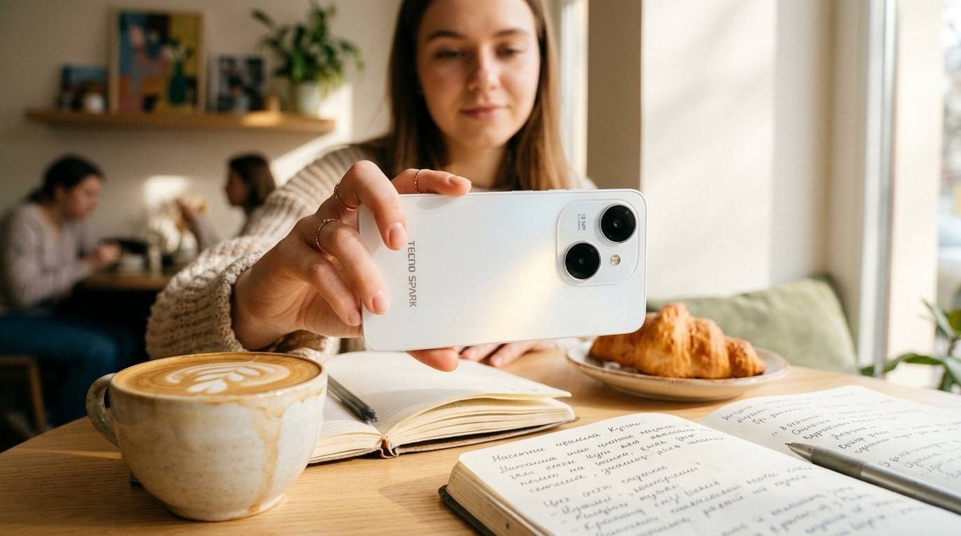 TECNO SPARK 40C стиль життя